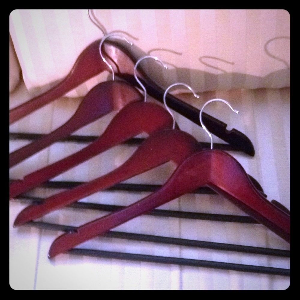 Luxury wooden hangers